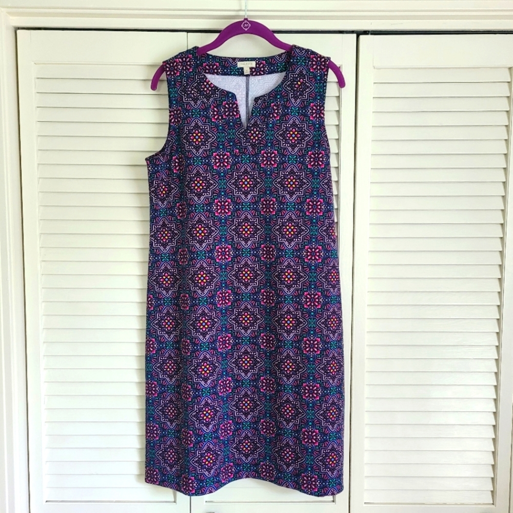 Talbots sleevless sheath dress